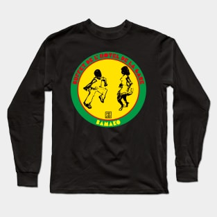 Bamako famous dance hall in the 1970s: Le buffet de l'hotel de la gare Long Sleeve T-Shirt